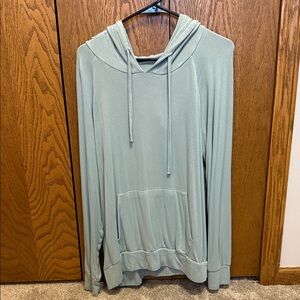 Kyte Baby Womens Ribbed Hoodie in Glacier